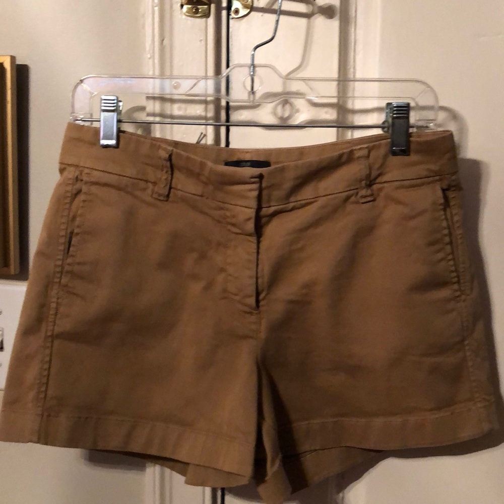 J. Crew chino short. Size 6. 3.5” inseam. Camel